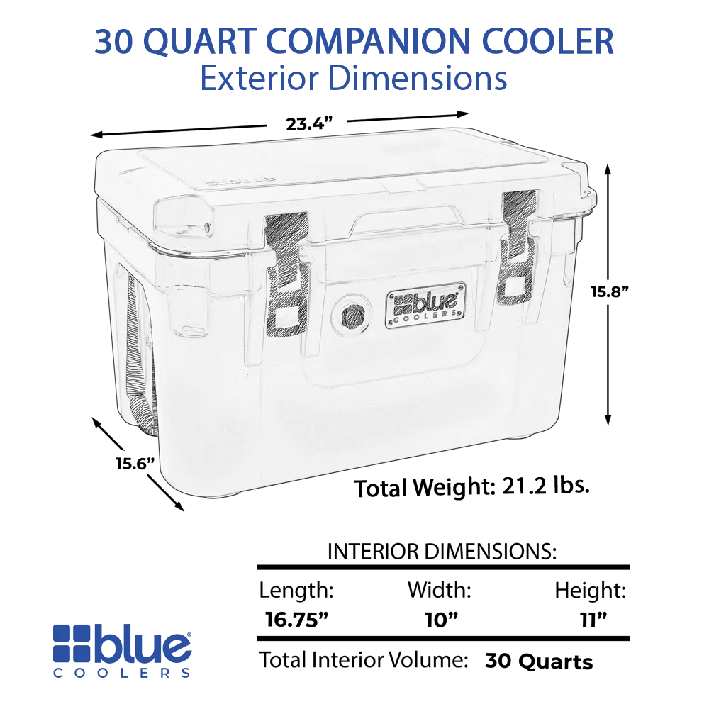 30 Quart Companion Series Roto-Molded Cooler