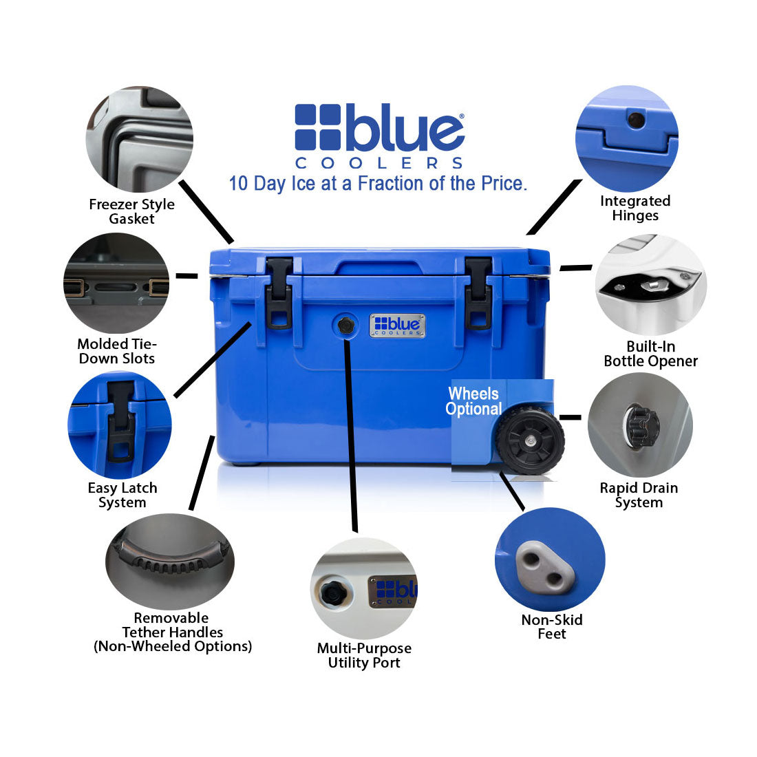 30 Quart Companion Series Roto-Molded Cooler