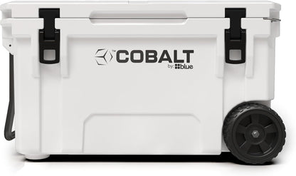 Cobalt 55 Quart Roto-Molded Super Ice Cooler - With Wheels